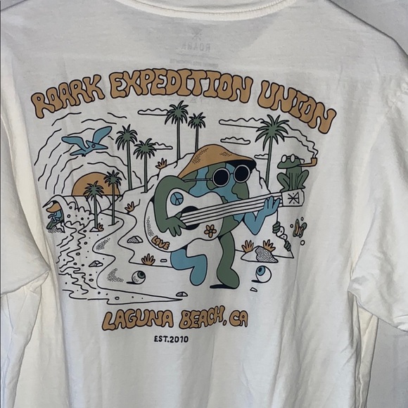 Roark Cream Graphic Tee for Men - Picture 4 of 7